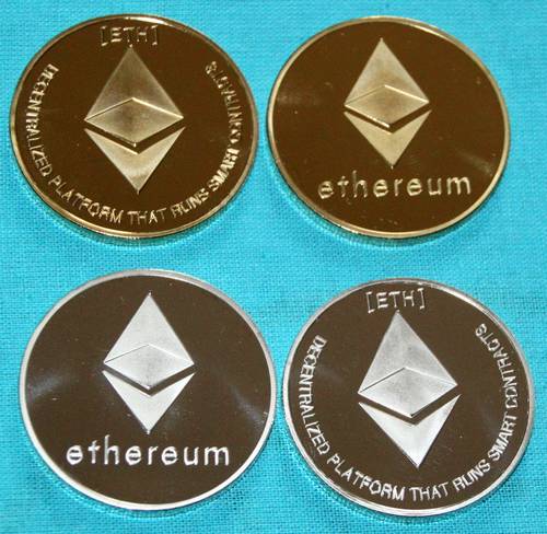 Ethereum-Souvenirmünze kaufen (Ether/ETH-Coin)